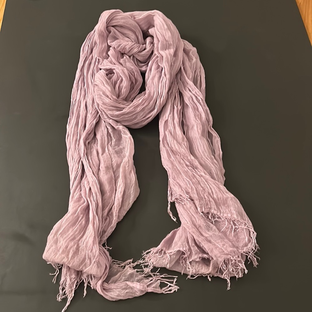 Muji soft linen poncho /scarf